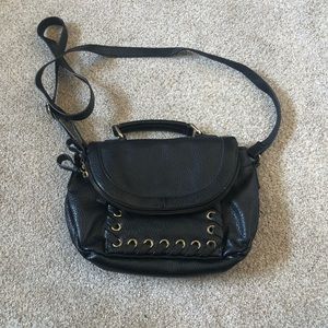 Black cross body purse